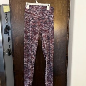 Vitality Purple Patterned Leggings